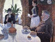 Paul Signac the dining room opus 152 Sweden oil painting artist
